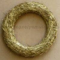 Szalma koszorú alap